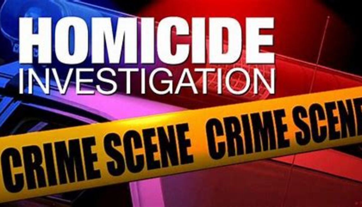 Mobile Police Conducting Homicide Investigation