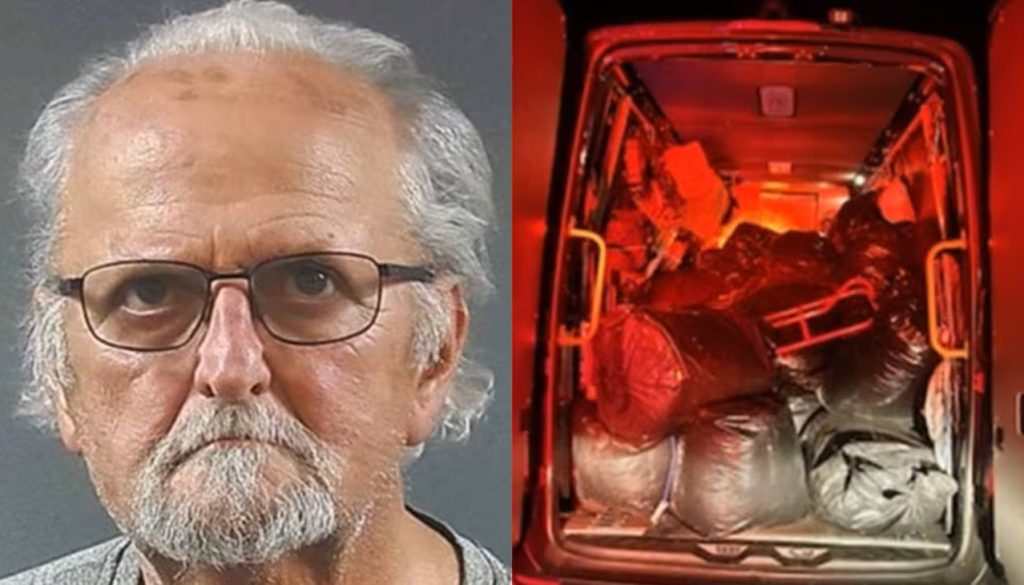 69 Yr. Old Alabama Man Arrested With 800 lbs. of Marijuana