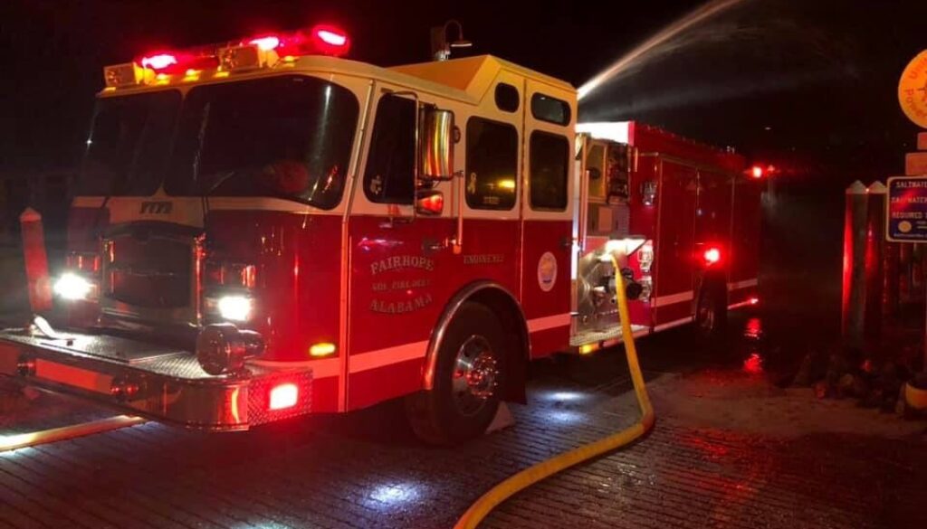 Golf Cart Fire Damages Fairhope Home
