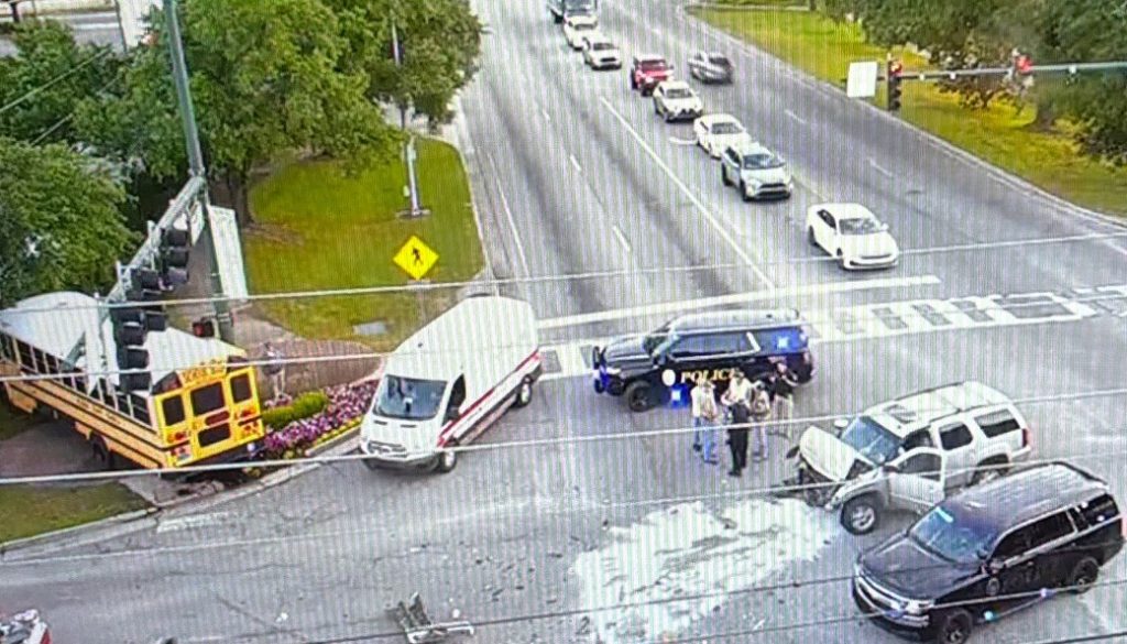 School Bus Involved in Fairhope Wreck