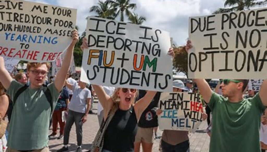 Protesters Hitting the Streets of Pensacola