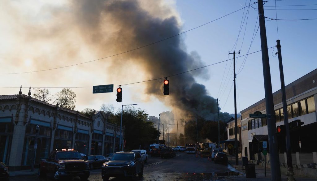 Arsonist Arrested in Major Birmingham Fire