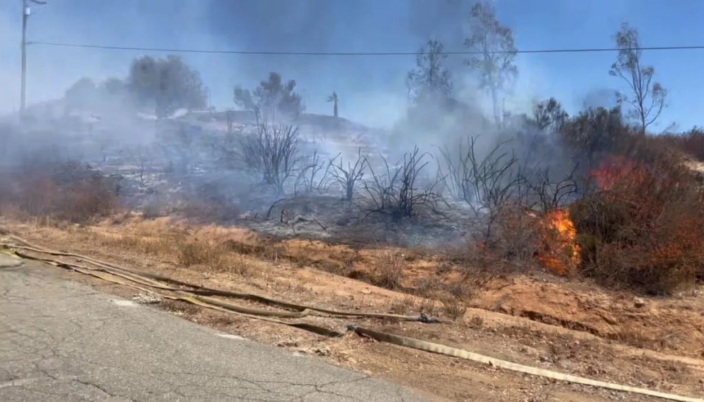 Brush Fires Pick Up With Lack of Rain
