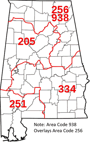 Alabama Adding a New Area Code