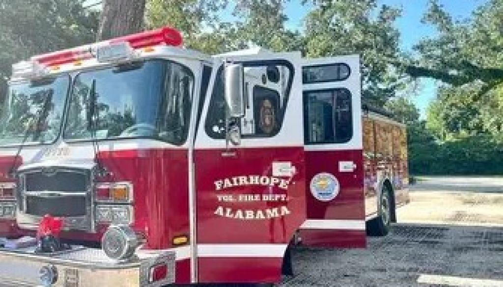 Fairhope Firefighters Extinguish Large Excavator Fire