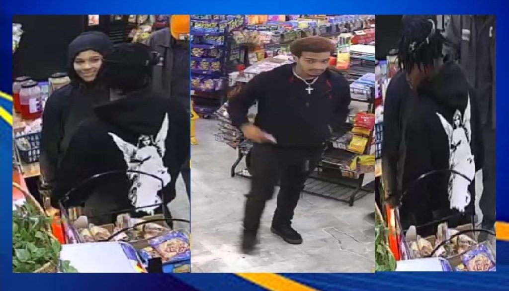 Mobile Police Searching For Car Burglars