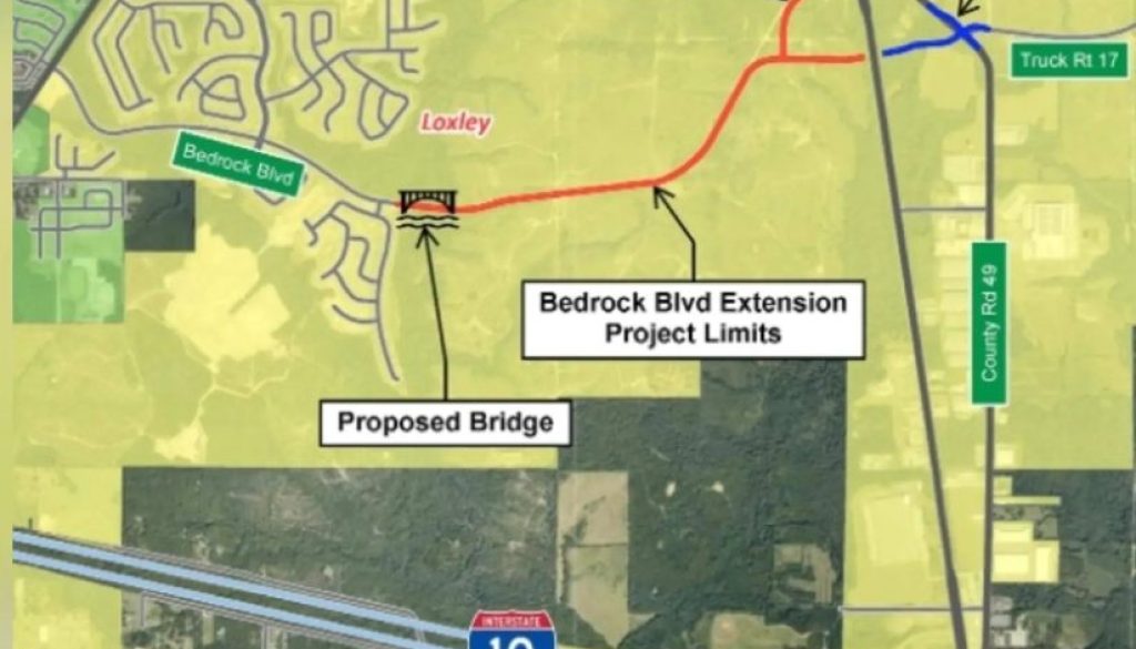 Baldwin County and Loxley Team Up to Build a New Road