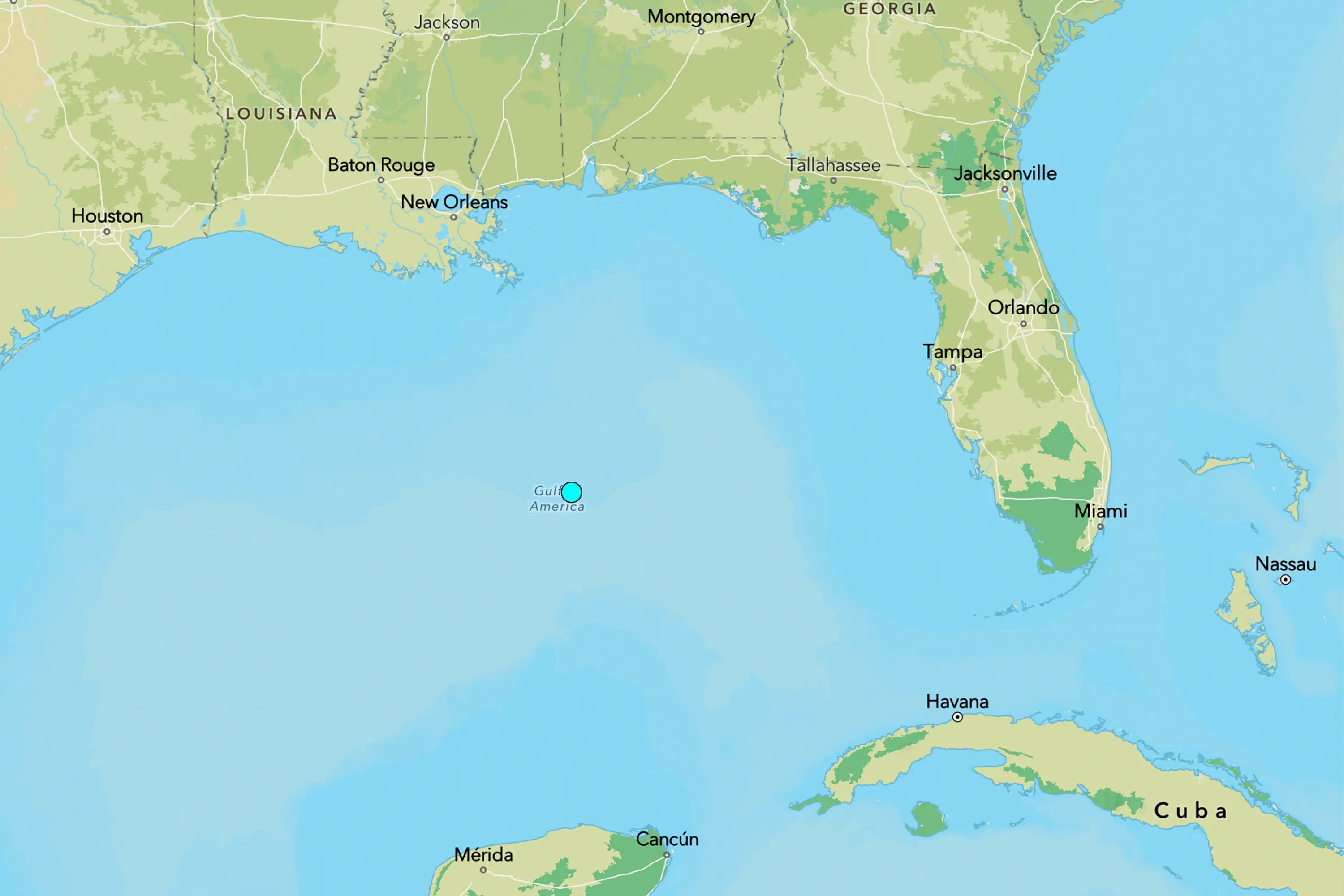 Earthquake Hits the Gulf of America