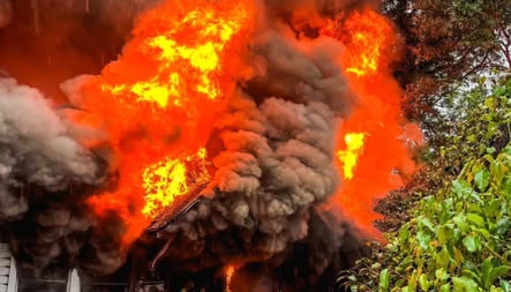 Mobile Firefighters Battled Heavily Involved House Fire Saturday