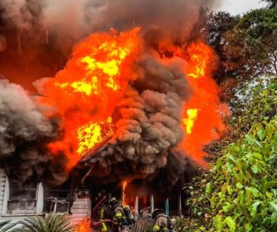 Mobile Firefighters Battled Heavily Involved House Fire Saturday