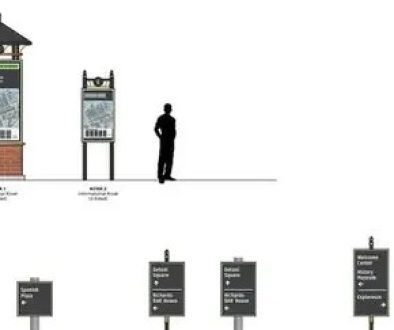 Mobile Upgrades Wayfinding Signs for Landmarks and Attractions