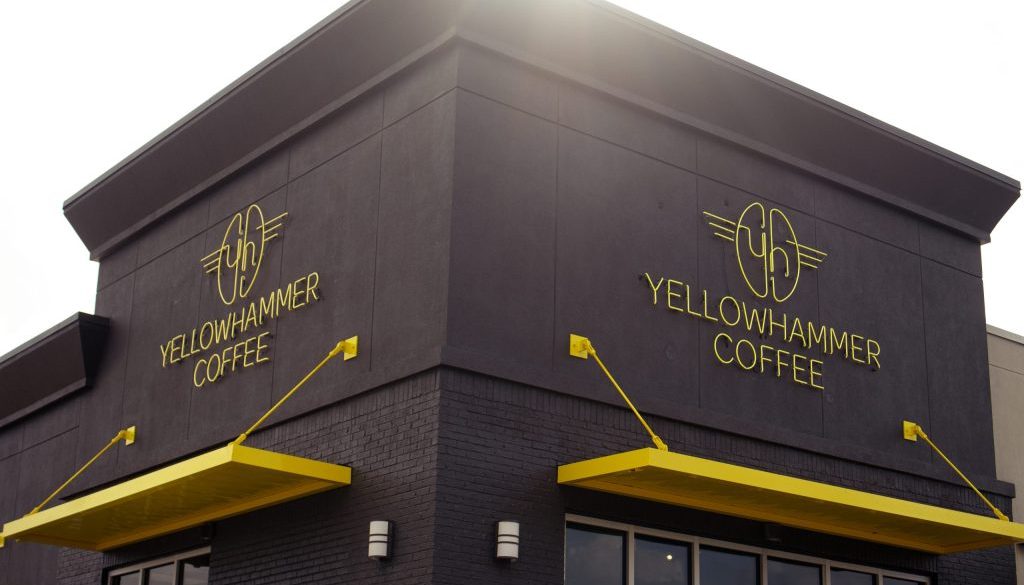Vehicle Crashes Through Yellowhammer Coffee During Morning Rush-Hour