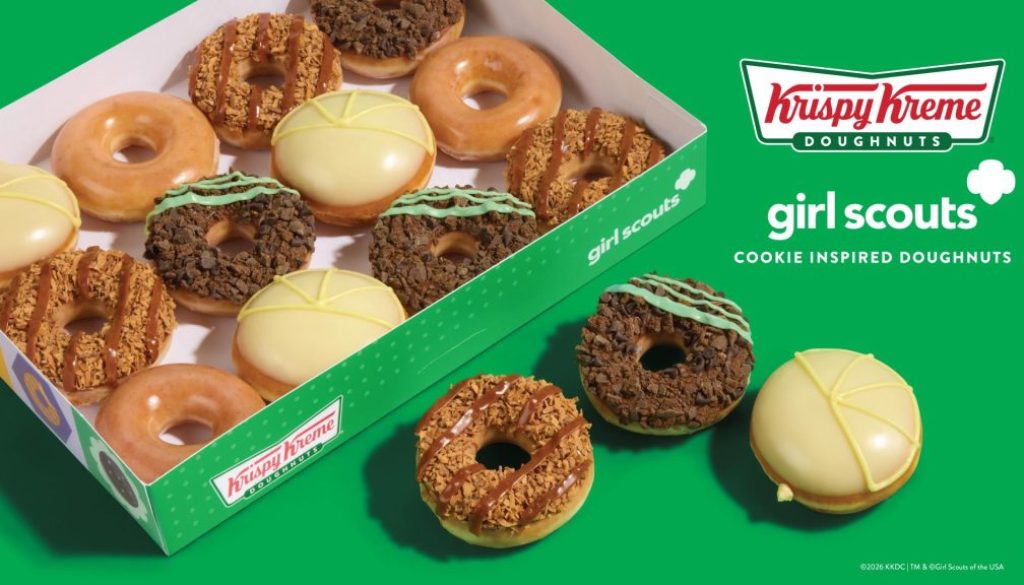 Krispy Kreme Announces Limited Time Girl Scout Themed Doughnuts