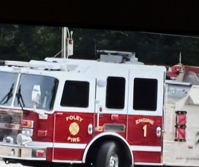 Foley Firefighters Quickly Extinguish Structure Fire