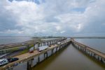 Vehicle Lands in the Mobile Bay After Wreck