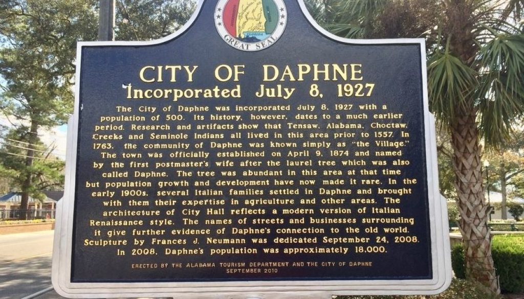 Daphne Plans Big Year Long Centennial Celebrations